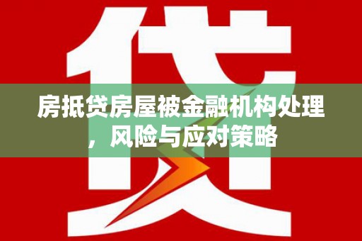 延寿房抵贷房屋被金融机构处理，风险与应对策略