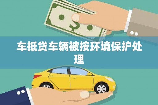 楠梓车抵贷车辆被按环境保护处理